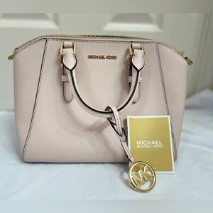 Michael Kors baby pink with Gold Accents